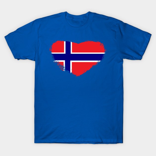 Love Norway T-Shirt by Whisperingpeaks